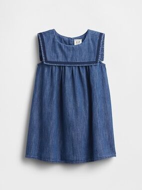 Gap × DÔEN Toddler Denim Sailor Dress Sz 5 years 🛟